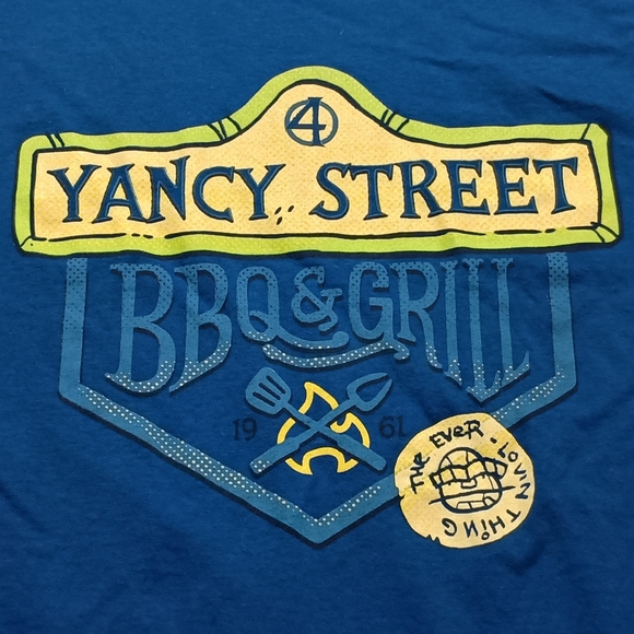 FANTASTIC FOUR T-SHIRT - Large // Marvel Comics Funny Tee Shirt Yancy Street BBQ - Picture 5 of 7
